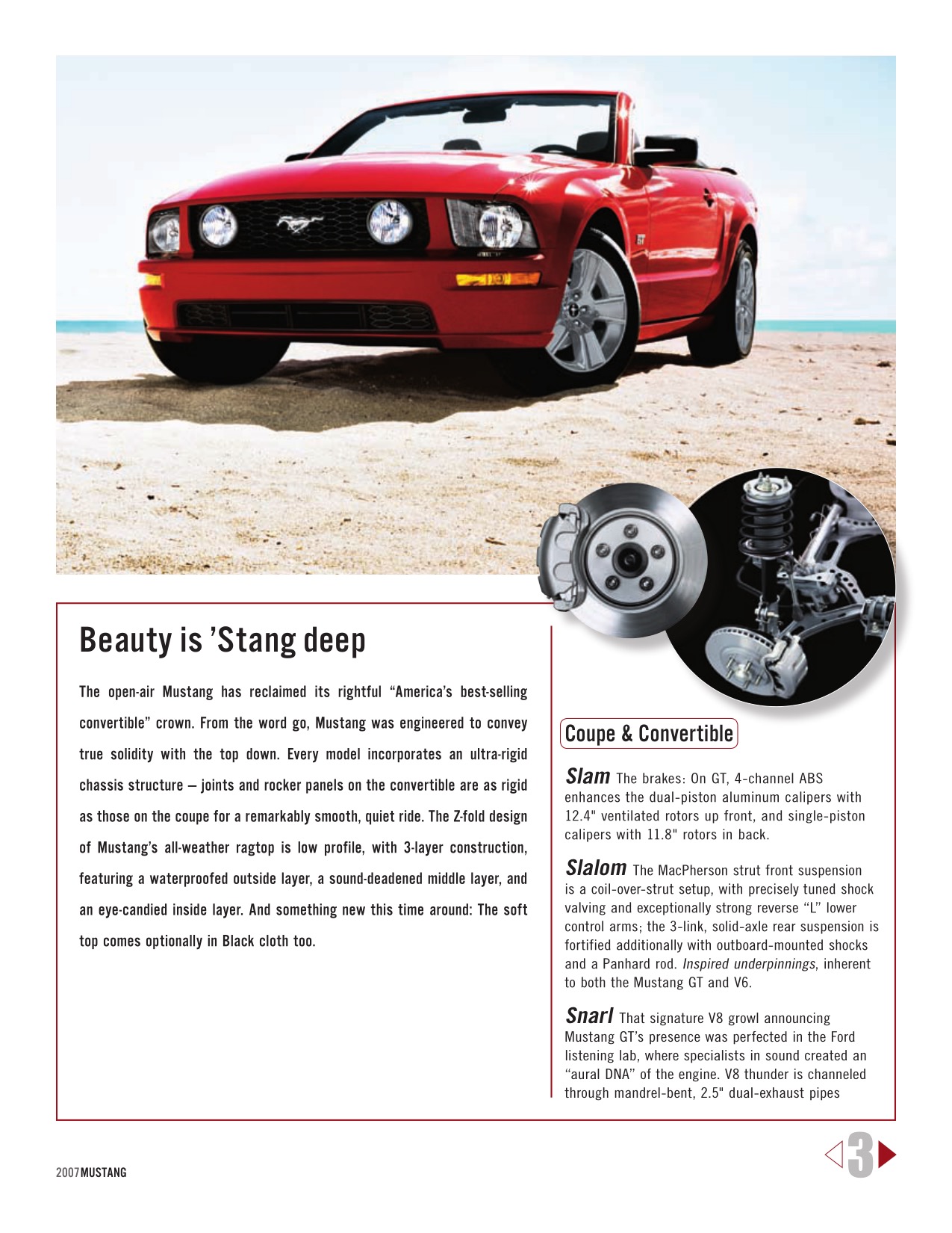 2007 Ford Mustang Brochure Page 8